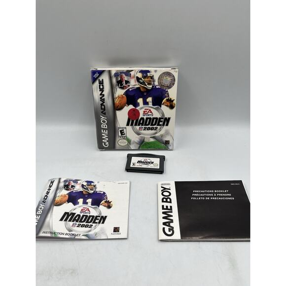 Madden Nfl 2002 Gameboy Advance Cib Tested And Working - Picture 4 of 12